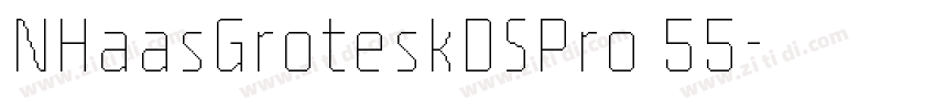 NHaasGroteskDSPro 55字体转换